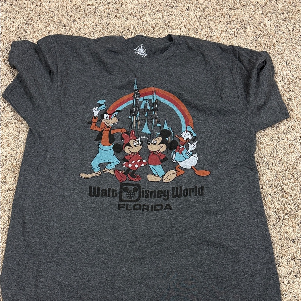 Disney Charcoal T-Shirt with Mickey and Friends